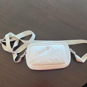 lululemon athletica Cream Crossbody Bag - Compact Everyday Carry